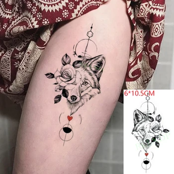 Veekindel Ajutine Tätoveering Kleebis Mandala totem lill Võltsitud Tatto Flash Tätoveering Tatouage käe-jala käe Meeste Naiste tüdruk