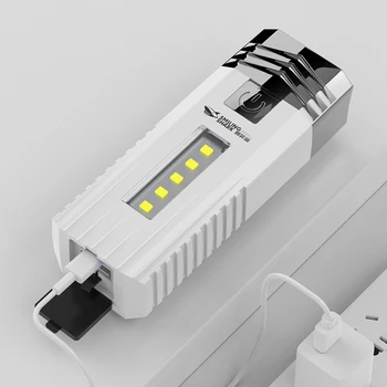Uus 2 IN 1 Ultra Bright Taktikaline LED Taskulamp Mini Veekindel Laetav Mini Power Torch Kasutada Telkimine Seiklus