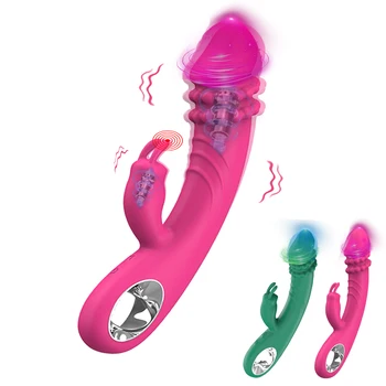 Küülik Vibraator Dildo Naiste Sugu Mänguasjad, Tupe, Päraku G Spot Kliitori Stimulaator Täiskasvanu Paar Vibraator Masturbator Naine Sexshop