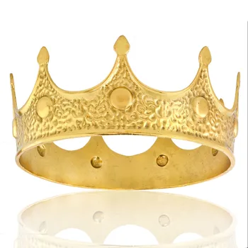 Royal King Tiaras Meeste ja Poiste Prints Metallist Ring Kuld Keskaja Krooni ja Coronets Naiste Sünnipäeva Diadem Kostüüm Headpieces