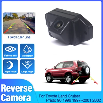 CCD HD Öise Nägemise Fisheye tagurdamiskaamera Toyota Prado Land Cruiser 120 2007 2008 2009 2010 2011, Auto Reverse Monitor