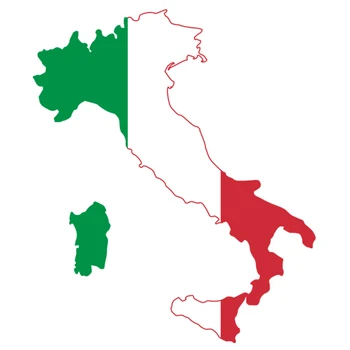 70022# Itaalia Kujuline Itaalia Lipp Kleebis Premium Surevad Lõigatud Vinüül Italia Kleebis Stiil Veekindel Päikesekaitse Decal Vinüül Decal