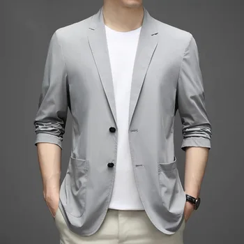 5481-R-Kohandatud ülikond meeste trend värviga ümber kaela uus suvine valge pool varrukatega Kohandatud ülikond