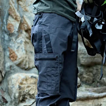 Meeste Taktikaline Cargo Püksid Multi-taskud Tööd, pikad Püksid, Tunked Kevad Sügis Väljas Matkamine Pisar Vastupidav Võidelda Armee Püksid