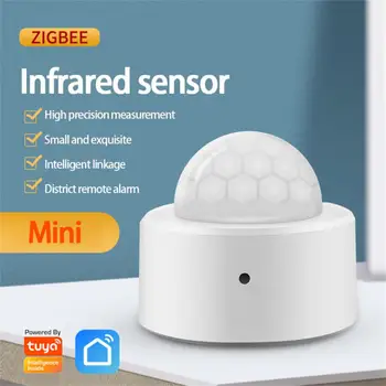 Mini Zigbee PIR Liikumisandur Smart Sensor (Traadita Keha Infrapuna Anduri Turvalisuse Tuya/Smart Elu App Kontrolli Alexa Kodu
