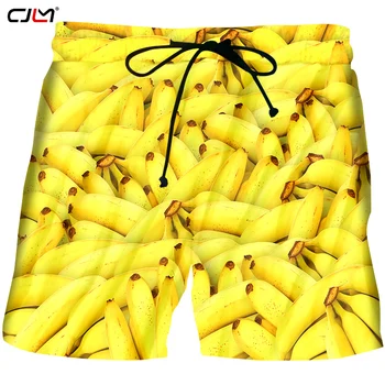 CJLM Meeste Hot Müük Suvel lühikesed Püksid 3D Trükitud Loominguline Puuvili Banaan Vabaaja Loominguline Disain Mees Liiga lühikesed Püksid 5XL