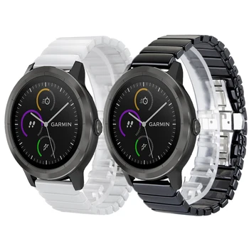 18mm Keraamiline Watchband Eest Garmin Vivoactive 3S 4S Venu 2S/Aktiivne S/Garmin Rey Vaadata Käepaela Metal Bänd Randme Rihmad Käevõru
