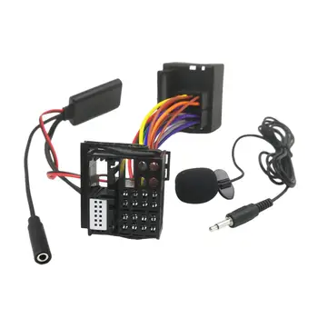 AUX Kaabel Bluetooth Adapter 5.0 Vastupidav AUX Audio Kaabel Adapter Mikrofoniga jaoks W169 Aps NTG W245 Audio 20 30 50 W251