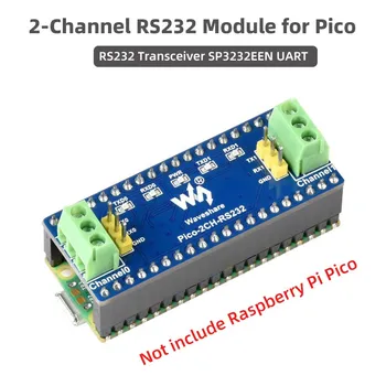 Vaarika Pi Pico 2 Kanaliga RS232 Mooduli SP3232EEN Saatja UART, Et RS232 jaoks RPi Pico Pakkuda Õpetused