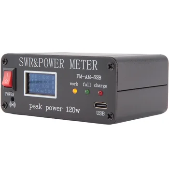 FM-AM SSB 1.8 MHz-50MHz SWR Võimsus Watt Meter SWR & Power Meter Peak Power 120W PWR SWR Meter