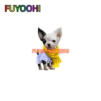 FUYOOHI Armas Chihuahua isekleepuvad Lemmikloom Koer, Auto Kleebis Kodu Dekoratiivsed Wc Decal