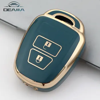 TPÜ Auto Võti Katta puhul Toyota Corolla Camry 2014 2015 2 3 4 nuppu Remote Key Shell Fob Tarvikud