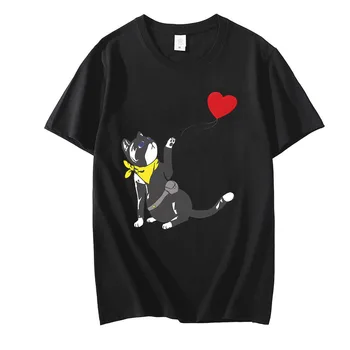 Morgana Persona 5 Salapärane Must Kass, T-särgid, MEESTE Mängib Harajuku Tshirts 100% Puuvillased T-Särgid Populaarne Tähemärki Anime Mäng