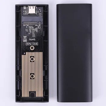 M. 2 NVME/NGFF SSD Ruum Mobiil Juhul Dual Protokolli NVME/NGFF Solid State Drive Adapter Ruum Toetada UASP tööriistavaba SSD