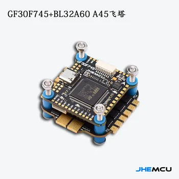 JHEMCU F745 Lennu Kontrolleri Stack GF30F745-MPU Lennu Kontrolleri BLHELI_32 45A / 60A 4in1 ESC 3-6S 30X30mm jaoks FPV Freestyle