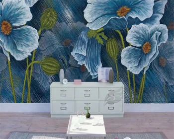 beibehang Custom Foto Tapeet Kaasaegne käsitsi joonistatud õlimaal lill Seina Seinamaaling elutoas, Magamistoas voodi kõrval Seina 3d tapeet