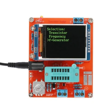 GM328 Transistori Tester Sagedus Tester PWM Square Wave LCR Mõõtja Voltmeeter
