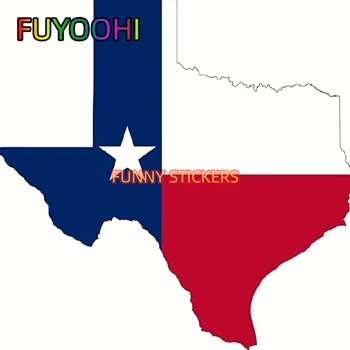 FUYOOHI Texas Lipp Kleebis Kleebis Auto Kaitseraua Kleebis Lone Star Riik Veoauto Aken