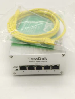 TeraDak Netgear GS105E 5-port 1000M Gigabit network management switch magic uuendada upgrade OCXO kvartsostsillaatori