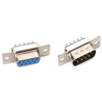 5Pairs 10tk Db9 Isane Ja Emane Rs232 9 Pin-Solder Wire Serial Port Ühendage Pistikud