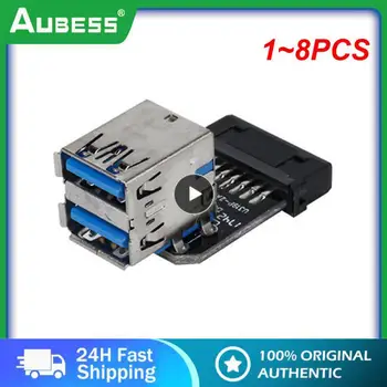1~8PCS Anti-Interferentsi Võime Stabiilsuse USB 3.0 19 20 Pin Emane Dual USB 3.0 Naine Emaplaadi Adapter Converter