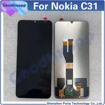 100% Test Nokia C31 TA-1499 TA-1497 TA-1493 LCD Ekraan Puutetundlik Digitizer Assamblee Asendamine