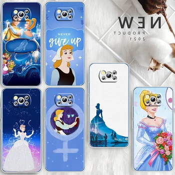 Disney Tuhkatriinu Telefoni Juhul Läbipaistev Xiaomi Civi Mi Poco X4 X3 NFC F4 F3 GT M4 M3 M2 X2 F2 Pro C3 4G 5G Funda