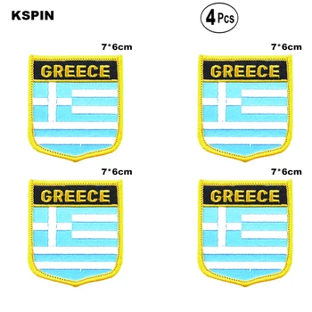 Kreeka Shiled Kuju lipu plaastrid riigi lipu plaastrid Cothing DIY Teenetemärgi