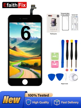 Efaithfix Premium Pantalla Tehase LCD Ekraan, iPhone 6 6G Asendamine Ekraani 3D-Touch Digitizer Assamblee Telefon Remont