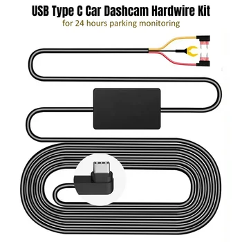 Eest Kriips Cam Hardwire Kit Buck Rida 24 Tundi Parkimine Jälgida Dashcam Cable Power Adapter 70mai DVR Kriips Kaamera 12V 5V USB
