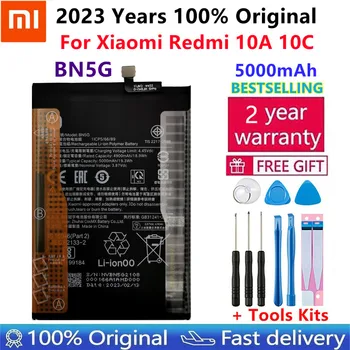 Algse 100% Uus ja Kõrge Kvaliteedi Xiao Mi BN5G Aku Xiaomi Redmi 10C Redmi 10A 5000mAh Akud Bateria