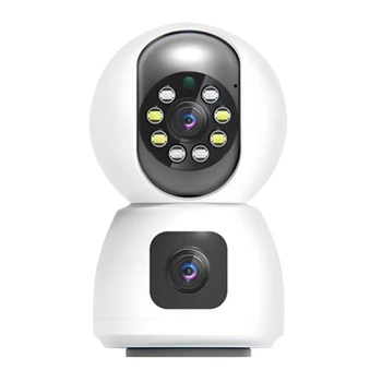 Turvalisuse Kaamera Siseruumides, WIFI, Kaamera, Traadita kahe Objektiiviga Öö, Nägemused liikumistuvastus RAKENDUSE Toimimist Jälgida 1080P