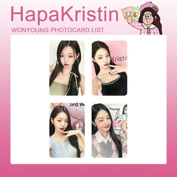 4TK Kpop OLEN Photocards Lomo Kaardi Kahepoolne Postkaart HD Trükkimine Wonyoung Fännid Pool Kaunistused Lapsed Kingitus Mänguasi