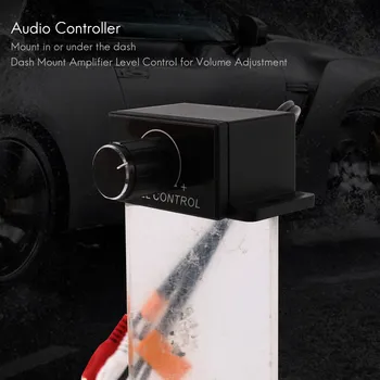Auto Home Audio Võimendi Bass RCA Saada Tasemel Helitugevuse Nupp LC-1 Must