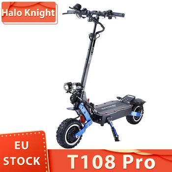 Halo Rüütel T108 Pro Electric Scooter 11inch Off-Road Rehv 3000W*2 Motors 95Km/h Max Kiirus 60V 38.4 Ah Aku 80KM Vahemikus IPX4