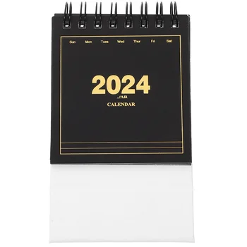 2024 Väike Laud Kalendriaasta Draakon Töölaua Kalender Püsti Kalendrikuu Desk Pad Inglise Kalender